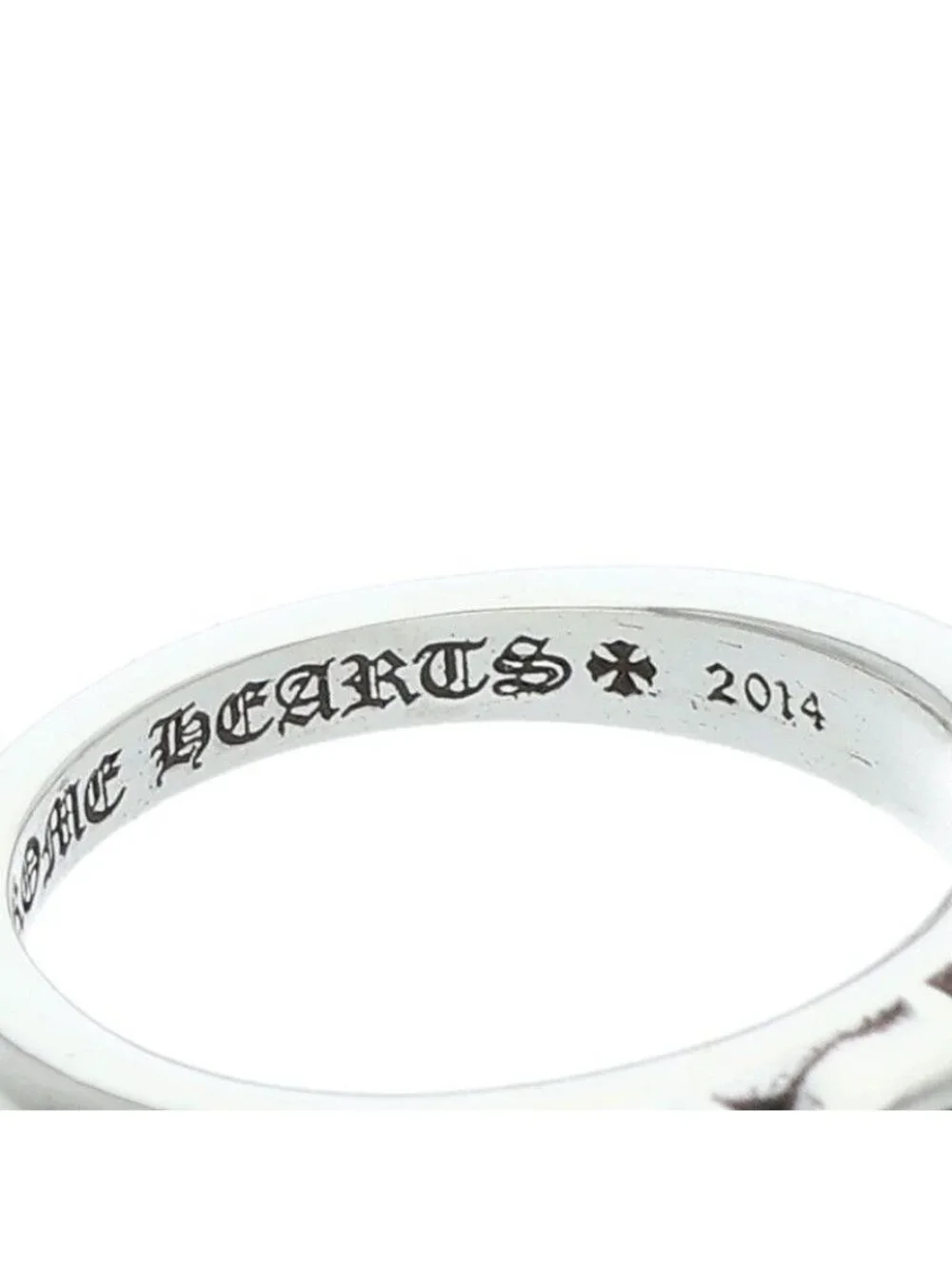 Chrome Hearts Baby Clsc P D Classic Dagger Pave Diamond Silver Ring